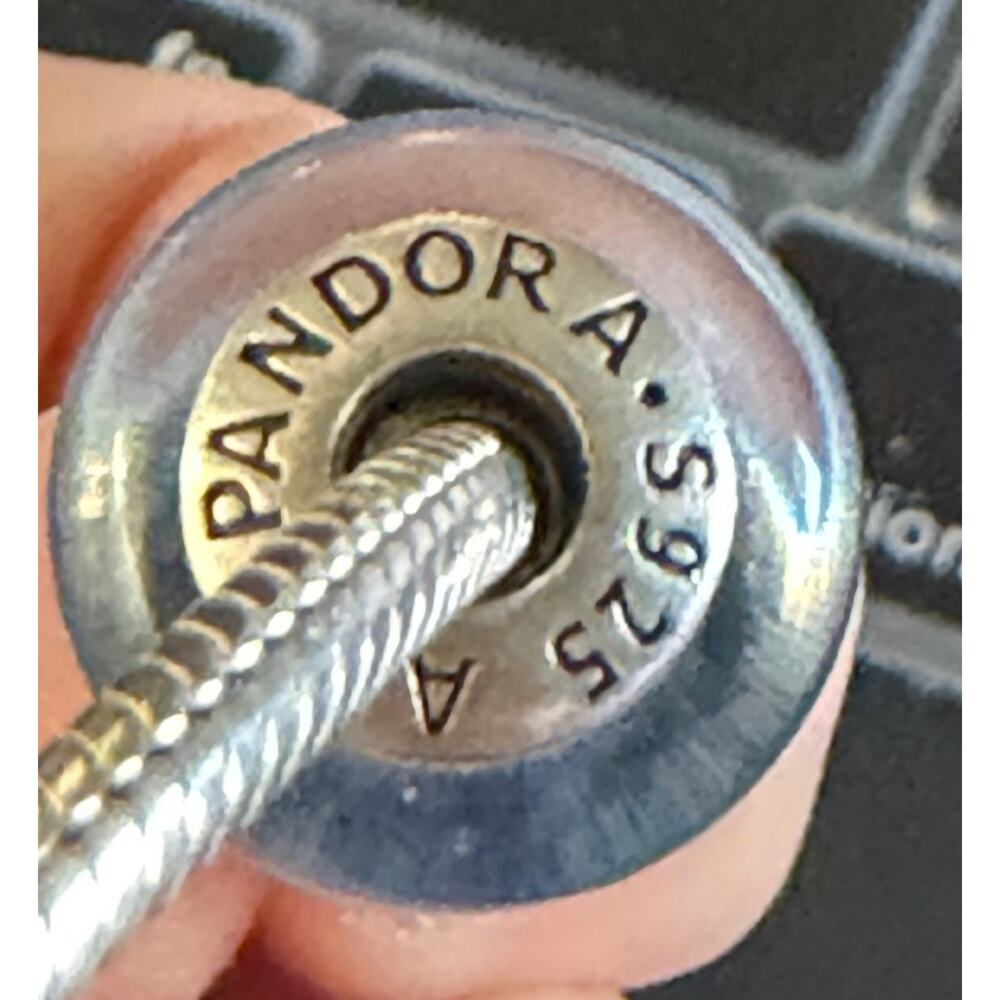 Pandora Disney Cinderella Blue Murano Glass Sterling Silver Charm S925 ALE - Picture 11 of 15